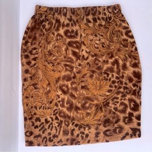 THEO MILES VINTAGE LAMB WOOL ANGORA SKIRT SIZE SMALL